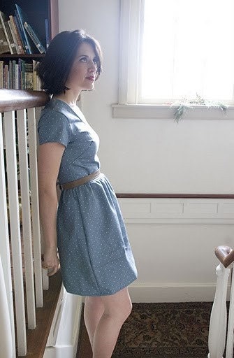 fitted vintage inspired dress