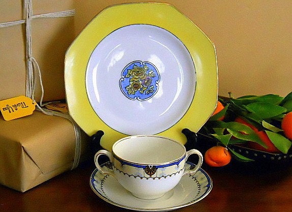 MISS MATCH J&G Meakin and Noritake cup, saucer, plate set