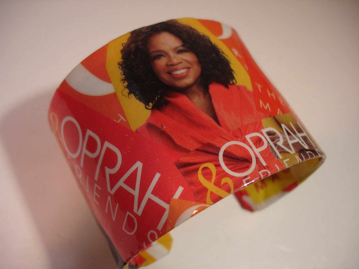 Oprah Decoupage Bracelet Cuff