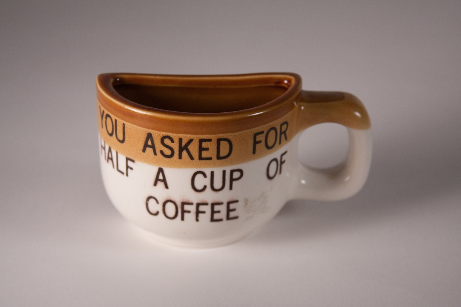 Half A Cup of Coffee Mug