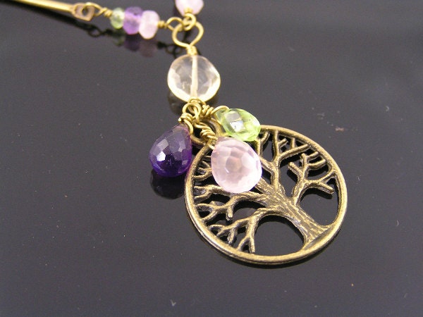 Tree of Life - Gemstone Necklace