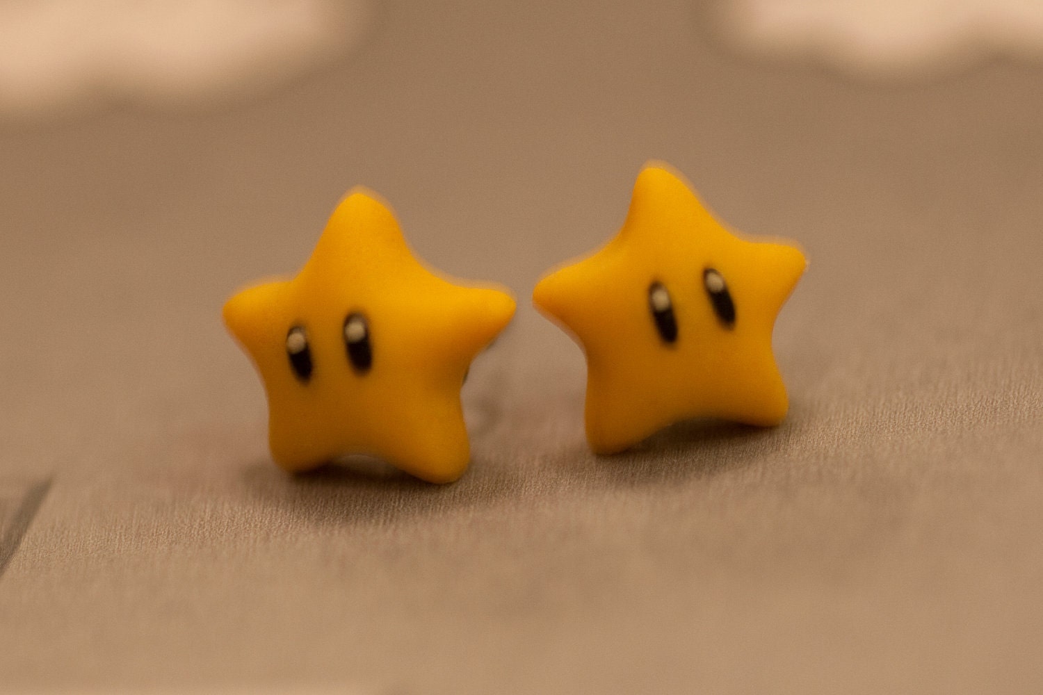 Nintendo Mario Star Earrings