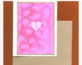 On Sale Surrounded by Love Breast Cancer Awareness Pink Ribbon Note Card