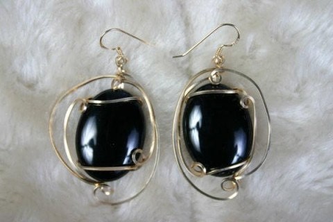 Earrings Black Sass Black Onyx