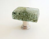 Forest Fused Glass Cabinet Knob Drawer Pull Hardware
