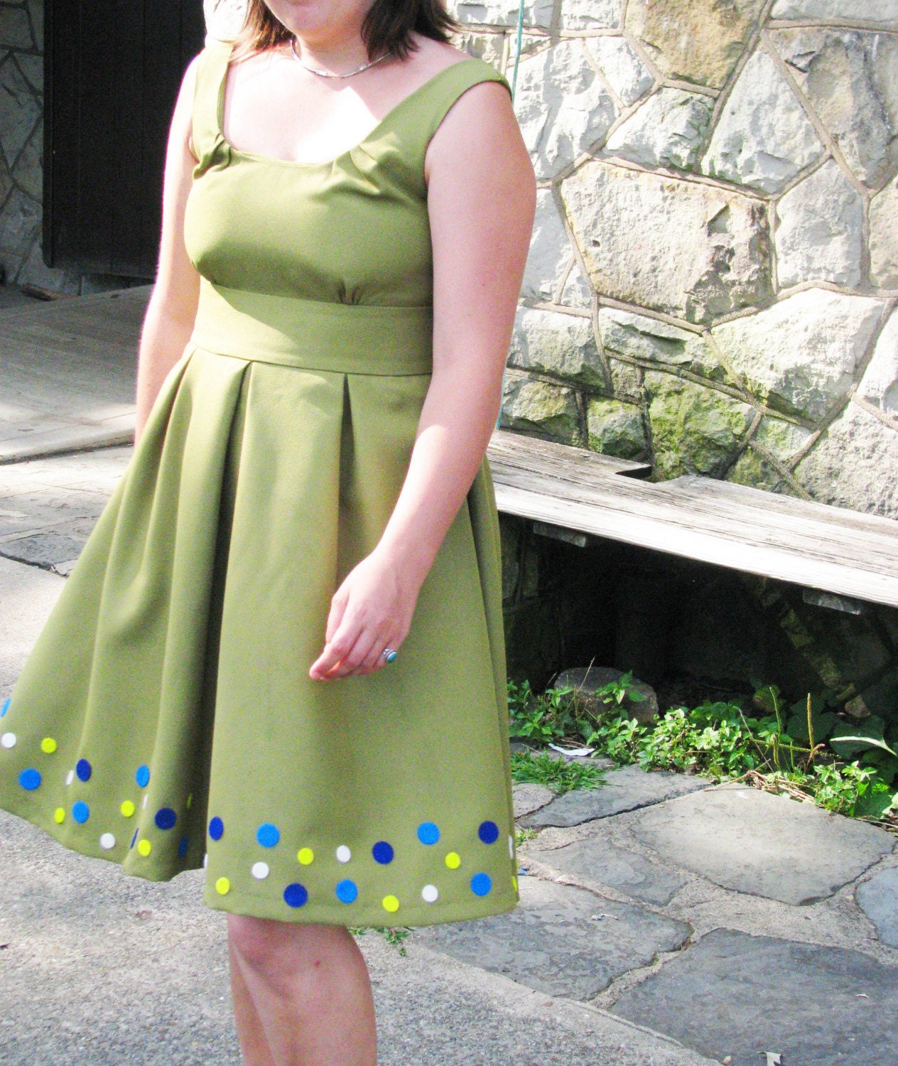 My 50s Style Party Dress--Handmade in Your Size