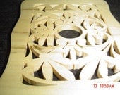 Wood Trivet to use as coaster, candle holder, wall tag or whatever
