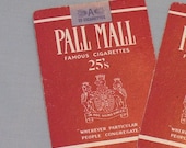 PALL MALL CIGARETTE Playing  about 1985