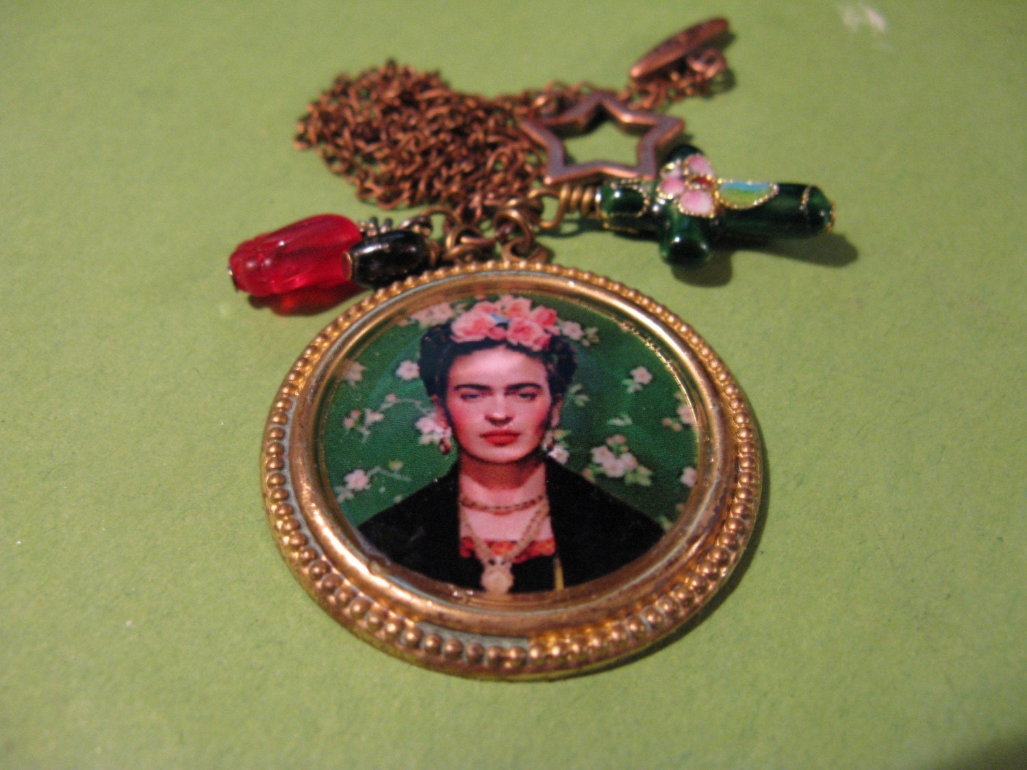 Frida Kahlo - charm necklace No. 9