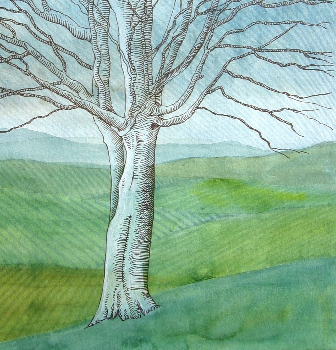 Ghost Tree - Original Painting