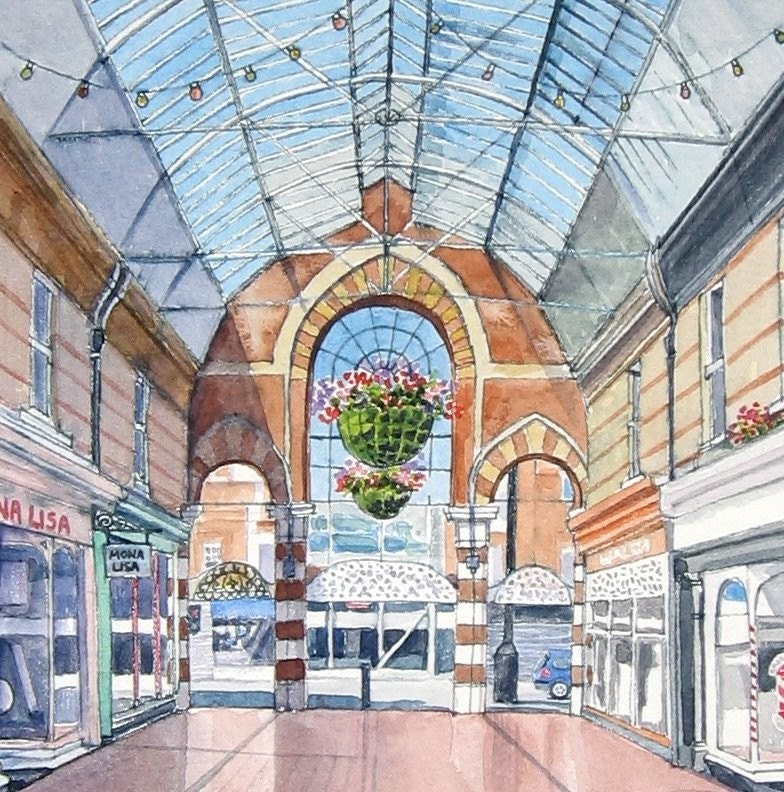 Original Watercolour - Westbourne Arcade