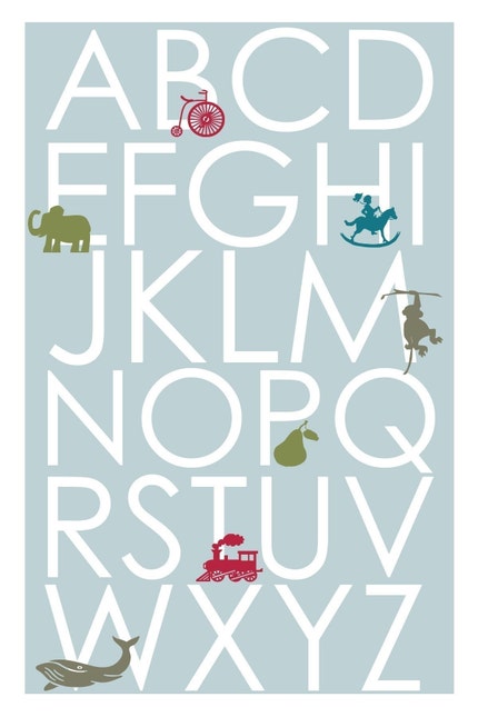 modern alphabet poster-11x17 - ON  SALE