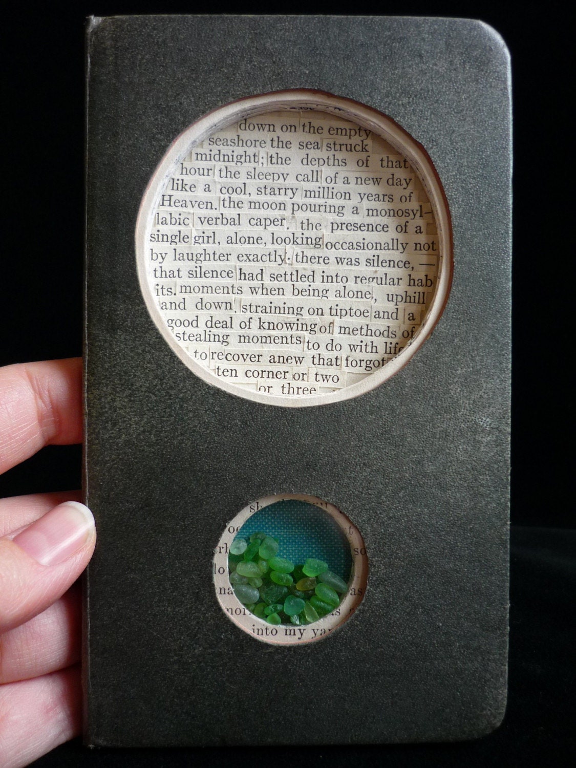 Altered Book: Sea Glass by BrookeSchmidt