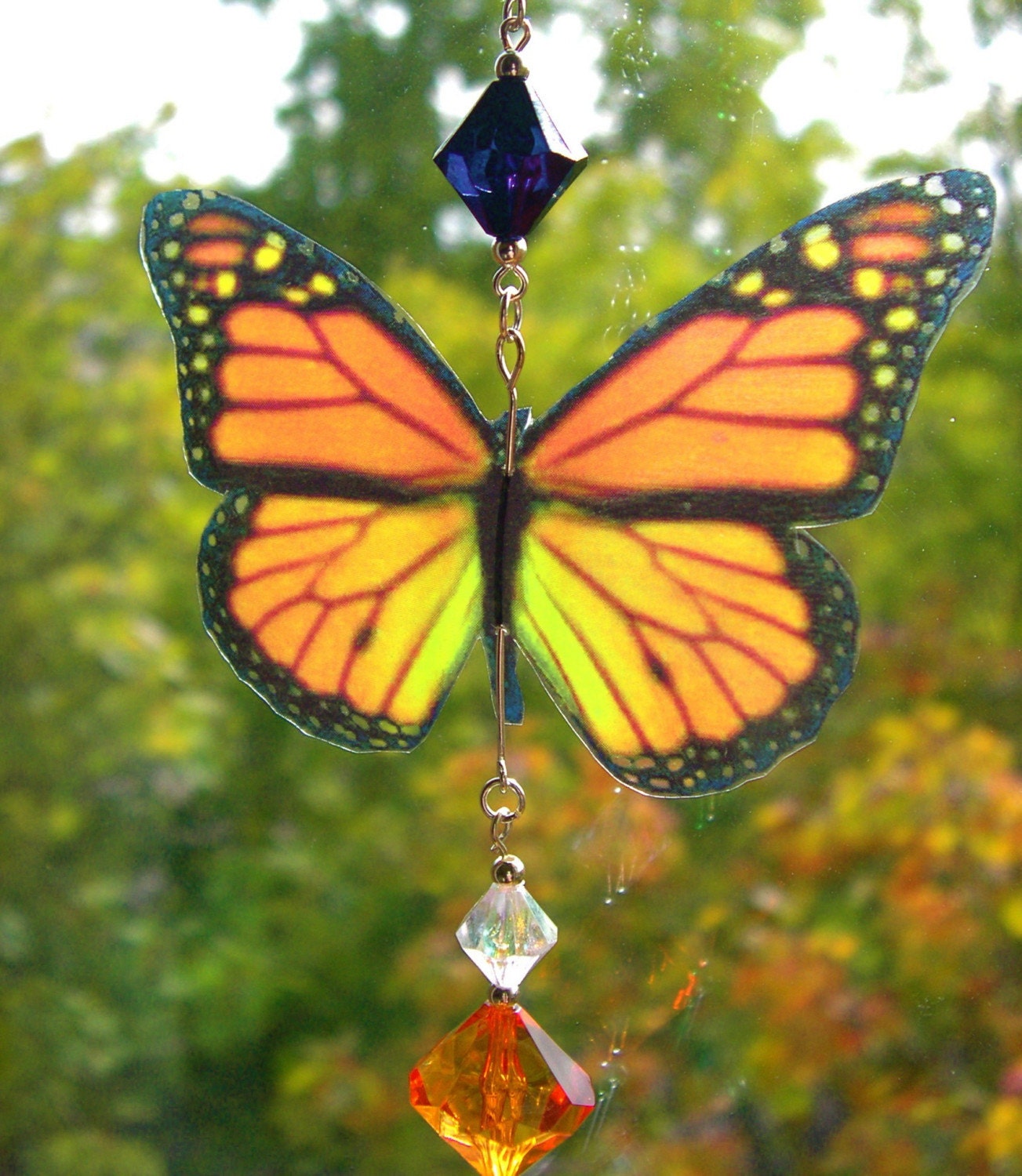 Monarch 3D Butterfly Sundrop Suncatcher