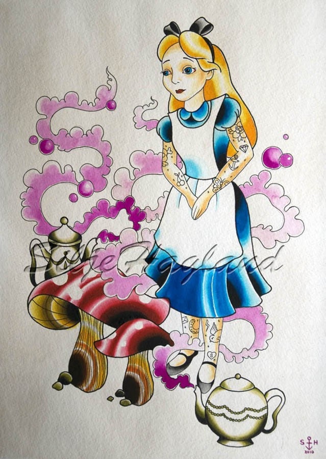 Alice in wonderland - print