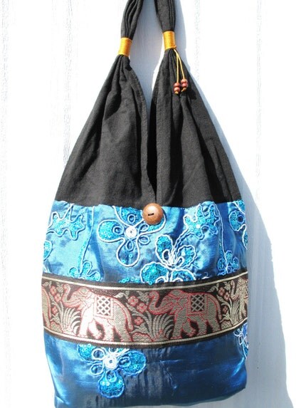 Shoulder bag handmade ethnic hippie style.....BAG006
