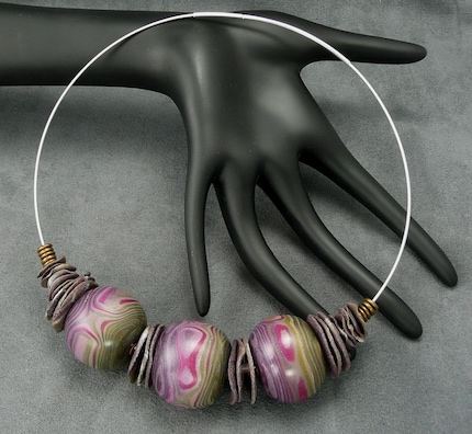 Beads and Discs Necklace