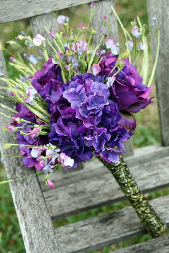Lilac Love Silk Flower Bridal Bouquet And if this lilac princess is lucky 