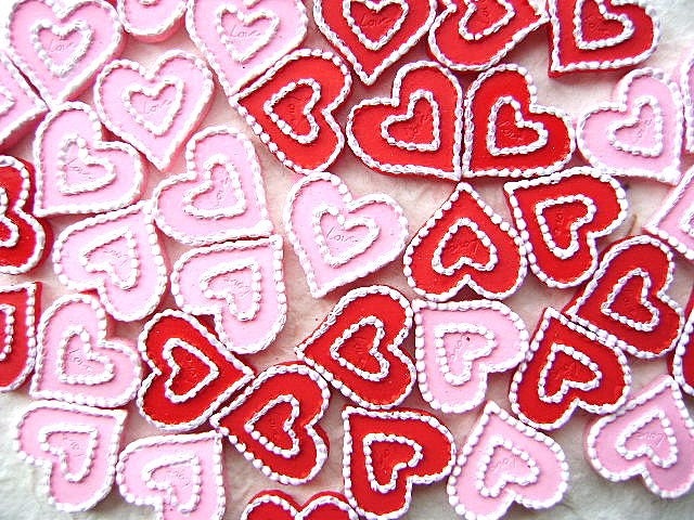 WHOLESALE Cute Japanese Hearts Pink And Red 40