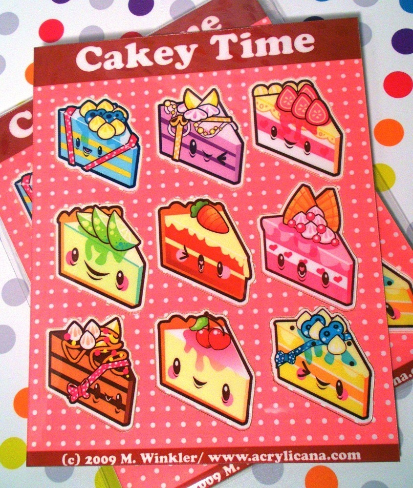 Cakey Time Sticker Sheet