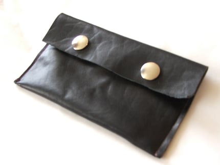 Soft Black Leather pouch