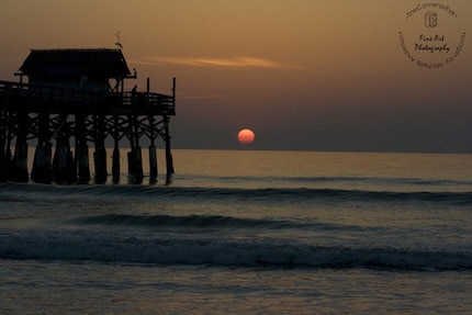 8 x 12 Sunrise at Cocoa Beach Florida