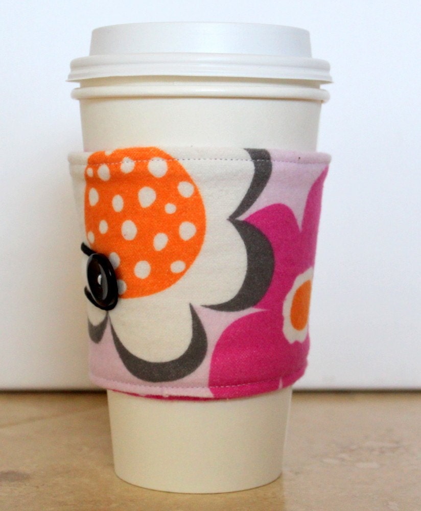 Cotton Candy  Reversible Coffee Cozy
