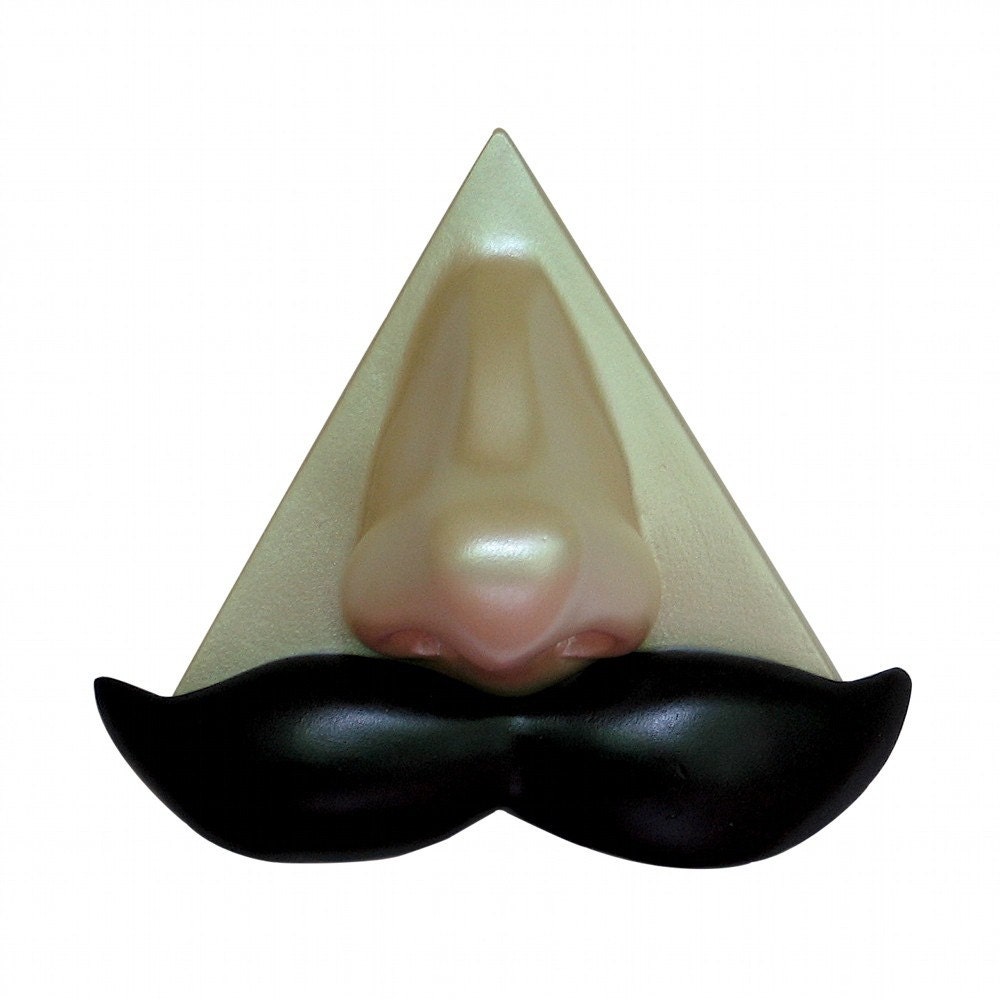 Mustachioed Nose Magnet