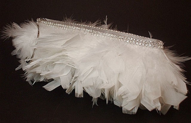 Mae - White Feather (AS SEEN IN INSIDE WEDDINGS MAGAZINE)