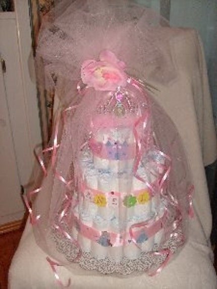 Our Little Princess Diaper Cake