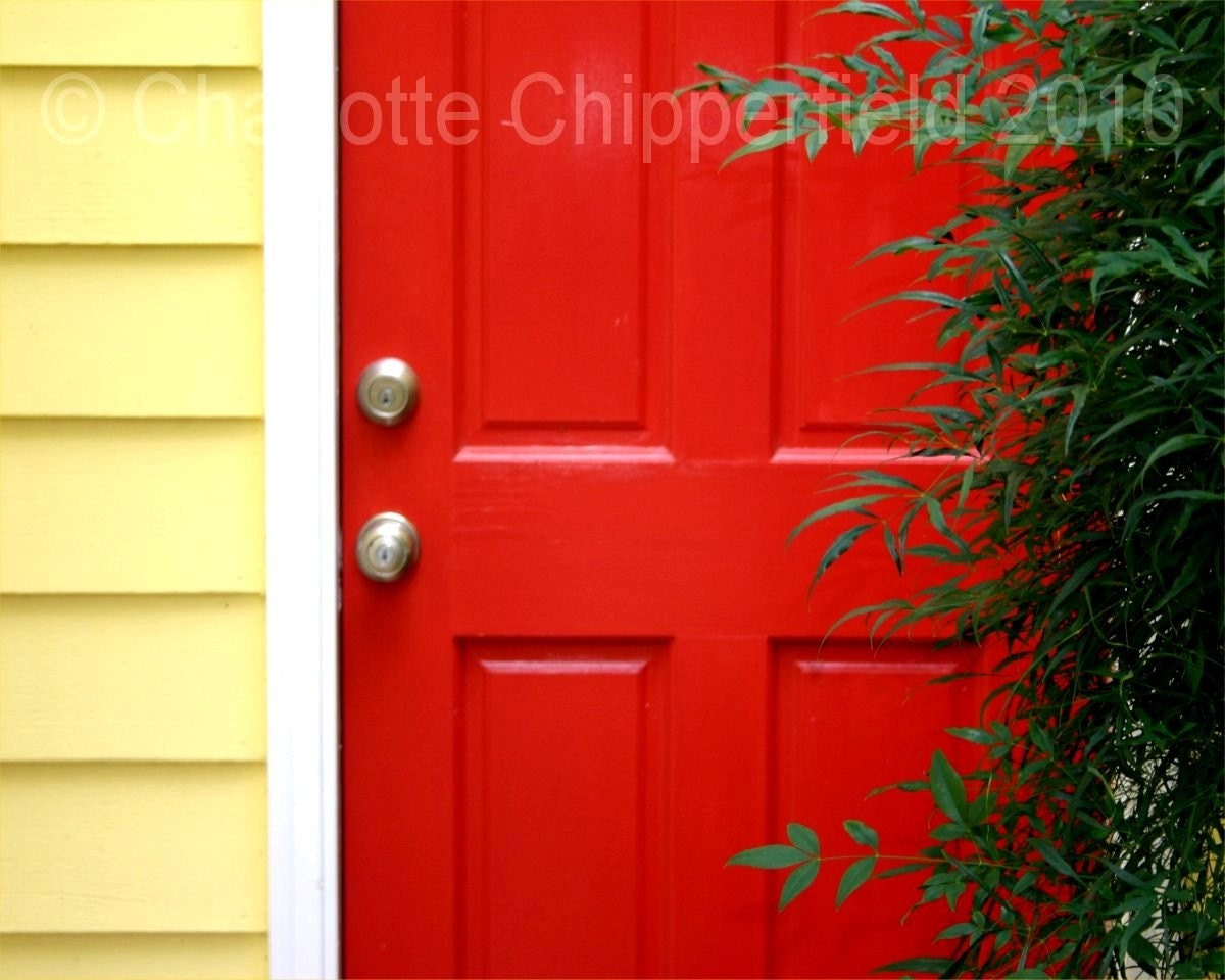 Welcoming 
Red Door - 8 x 10 Photo - BOGO SALE - FREE SHIPPING ON FIRST PRINT
