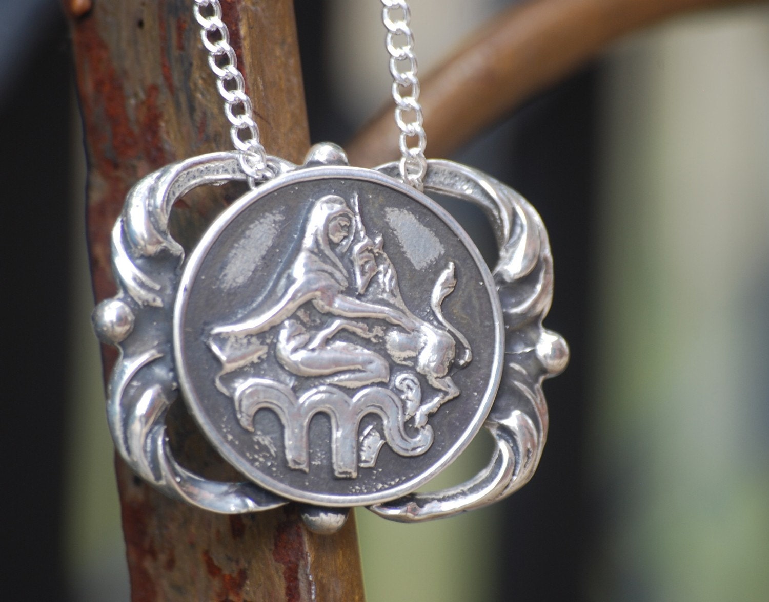 VIRGO - Sirius Starchild for Treehouse Brooklyn Zodiac Sterling Silver Necklace  (FREE SHIPPING TOO)