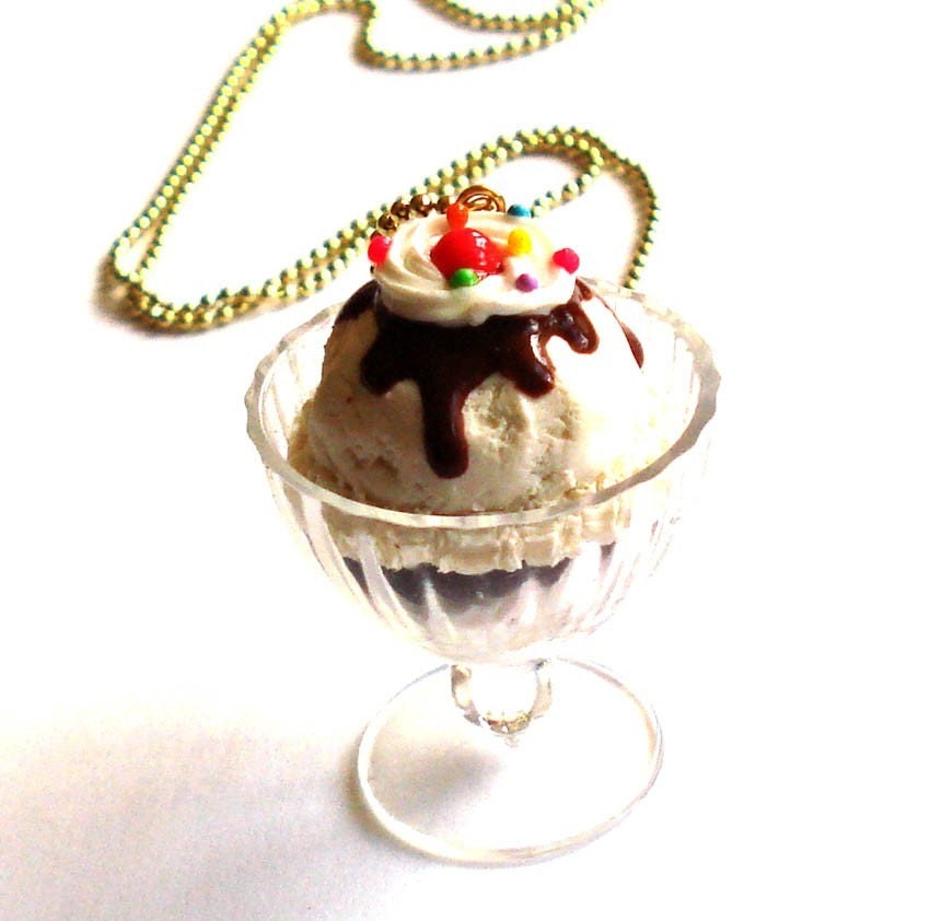 Ice Cream Sundae Necklace