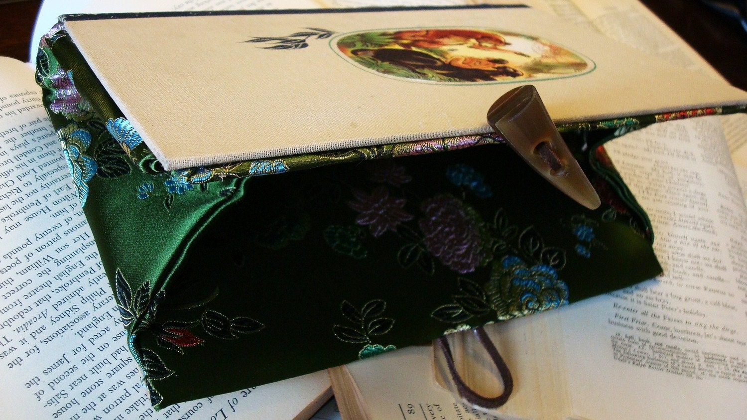 Jungle Book - Vintage Book Clutch by Tome Totes
