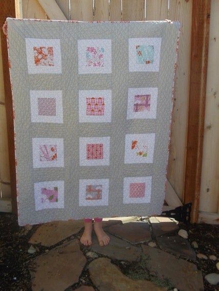 Pink and Orange Dolce Quilt