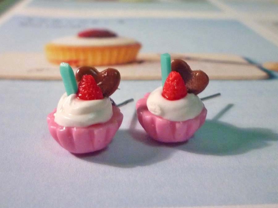 Strawberry Tart Earrings
