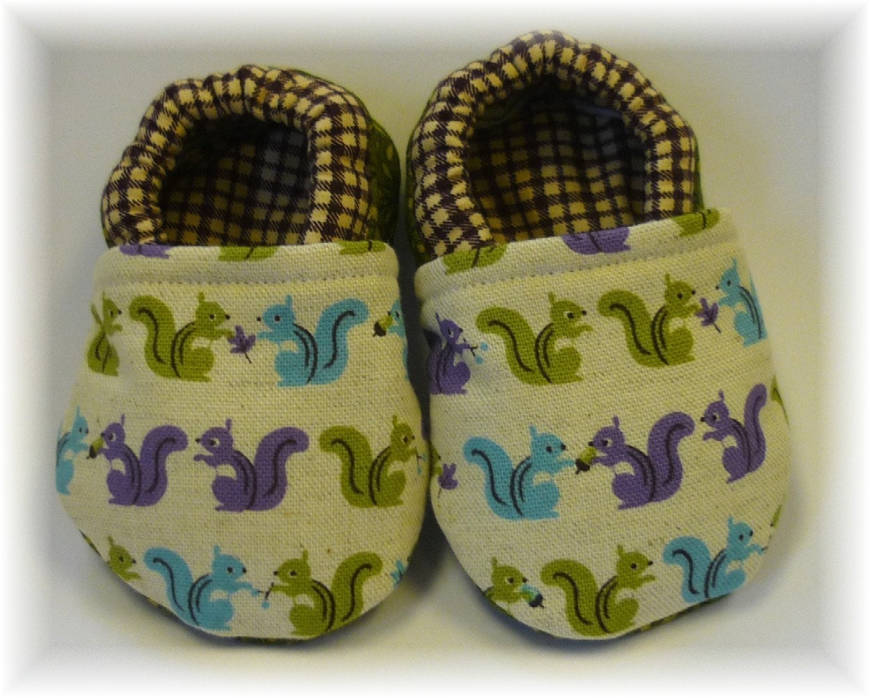 Modern Squirrels Baby Crib Shoes Booties