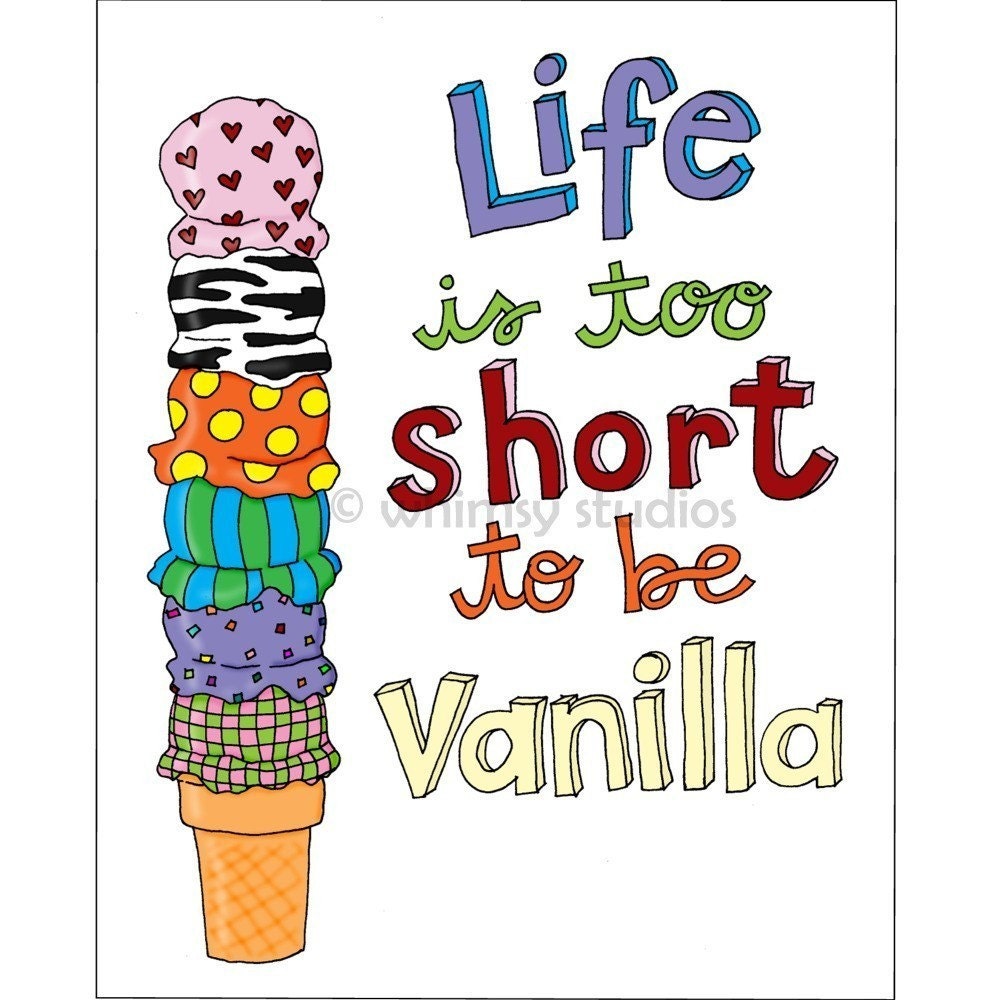 Don't be so vanilla