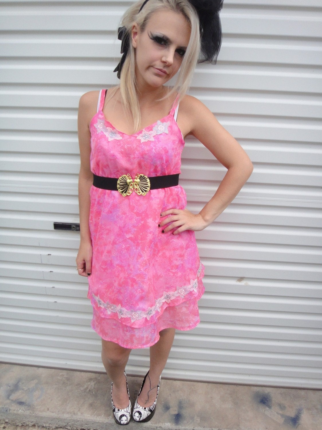 Barbie Pink Duo Layer Dress