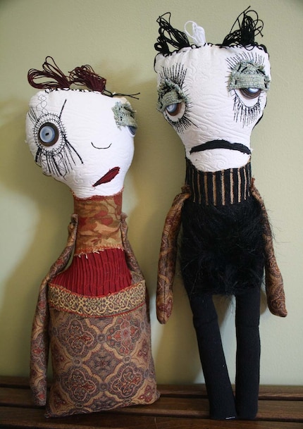 Emma and Albert monster dolls PLUSH- By ThEm DoLLz