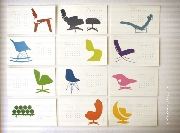 2011 Calendar - the chairs