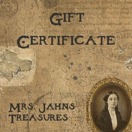 Gift Certificate - Great Gift Idea - No Expiration. 