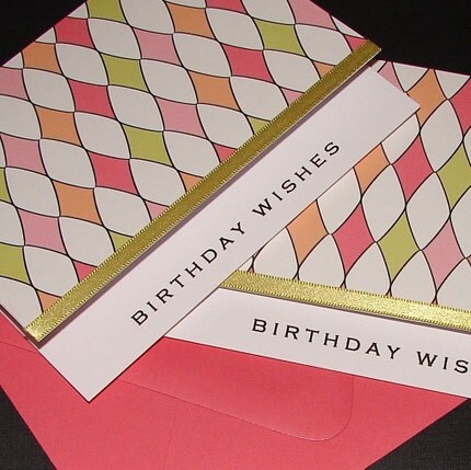 homemade birthday cards designs. Harlequin Birthday Cards -