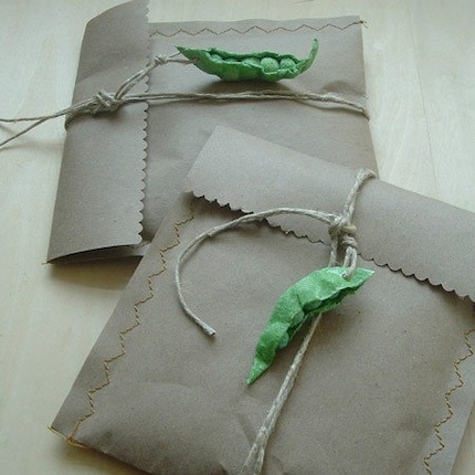 peapod giftwrap bags eco green