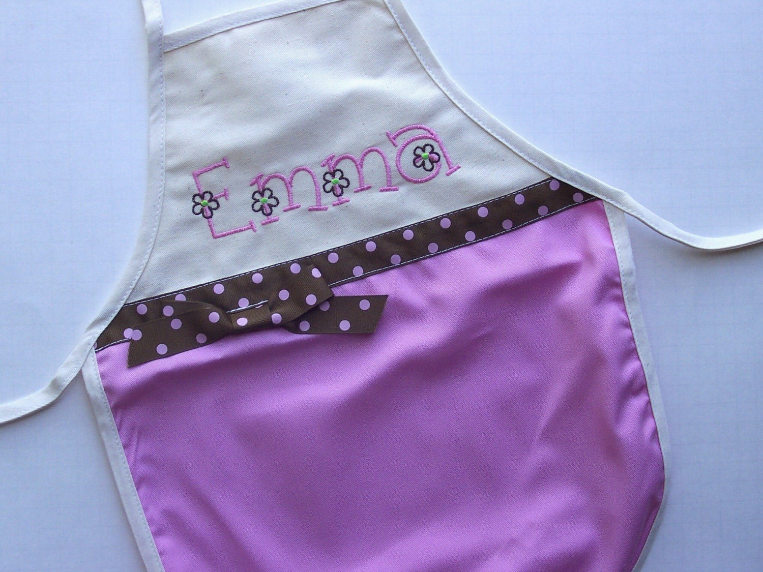 personalized/monogrammed child's apron 