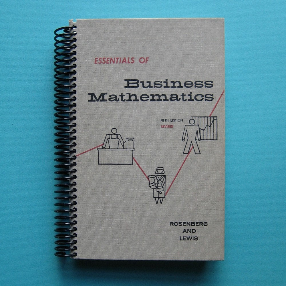 Business Mathematics recycled book blank journal