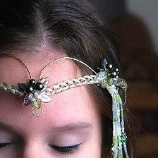 Etsy Thyme2dream Art Nouveau Elven Headdress Circlet Crown in Custom 