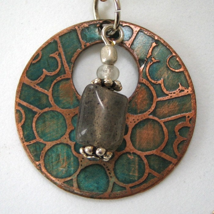 a little birdie told me etched pendant