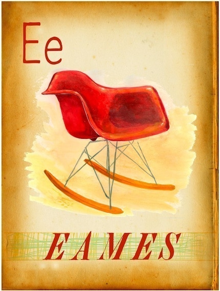 Eames RAR  - Modern Design Deck Print