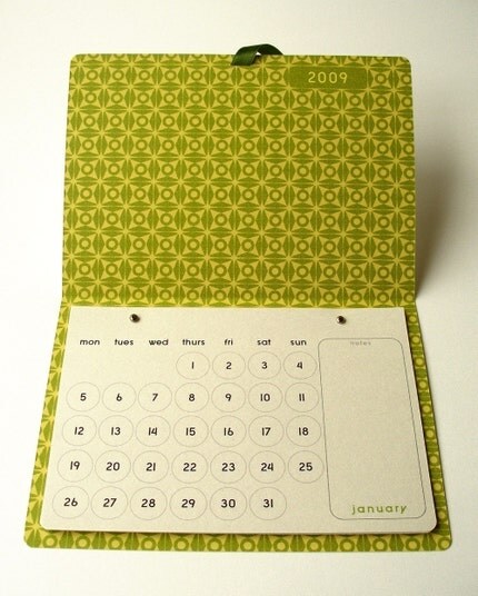 wallpaper calendar. 2009 Wallpaper Calendar (green